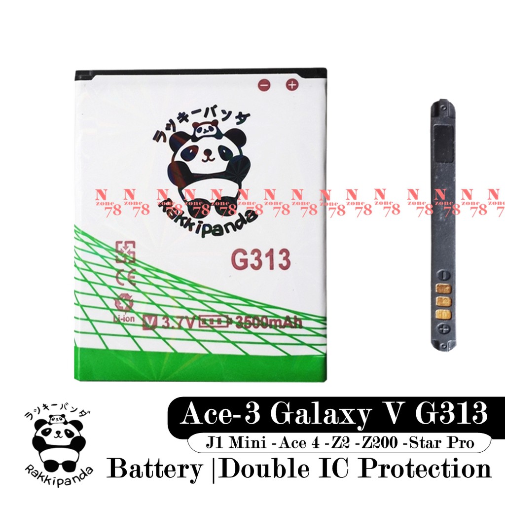 Baterai Rakkipanda For Samsung Ace 4 G316 Ace 3 Z2 Galaxy V G313H Double IC Protection