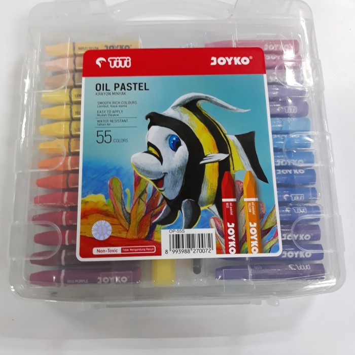 

Berkualitas Crayon Krayon Oil Pastel 55 Warna Titi Terlaris