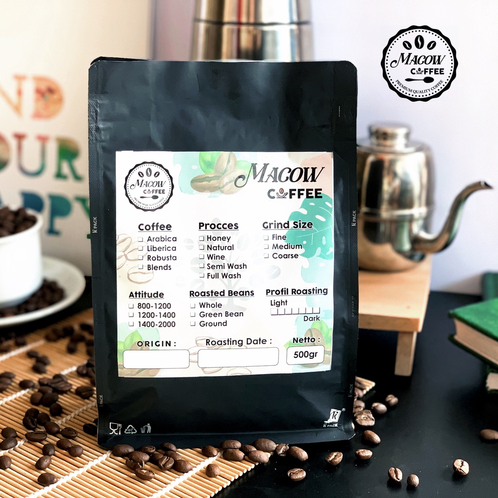 

MACOW COFFEE Kopi Arabika Arjuno / Kopi Arabica Arjuno Bubuk 250 gram