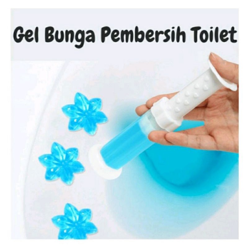 GEL KLOSET BUNGA PEMBERSIH DAN PENGHARUM TOILET PRAKTIS HEMAT DAN MURAH