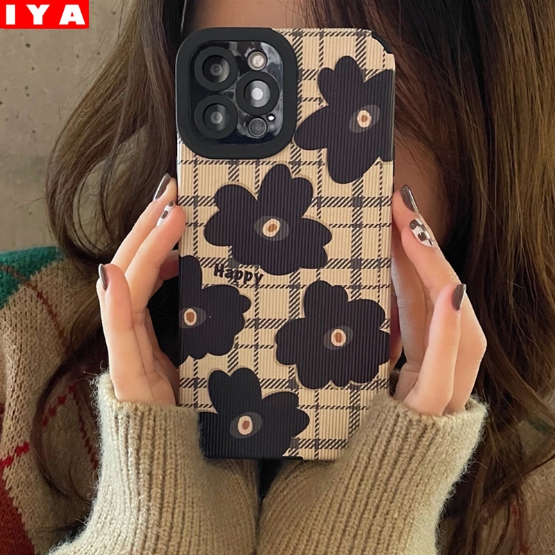 Soft Case Bahan Kulit Domba Motif Bunga Plum blossom 50A 50A Untuk Realme C35 C31 C21Y C25Y C11 2021 C20 C15 C12 C25 C25S C2 Realme 5 5i 6i C3 9i