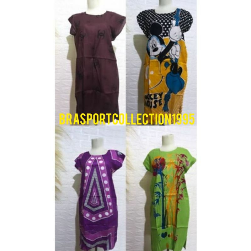DASTER WANITA DASTER MIDI MURAH DASTER BAJU TIDUR BAJU SANTAI BAJU DASTER MURAH BAJU DASTAR RANDOM B