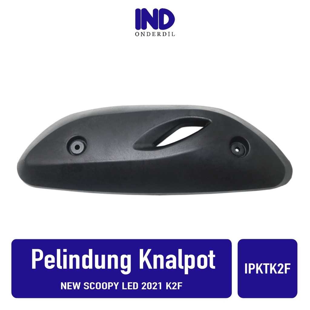 Cover Tutup-Penutup-Tameng Pelindung Knalpot-Kenalpot-Muffler-Exhaust New Scoopy eSP LED 2021 K2F 2021