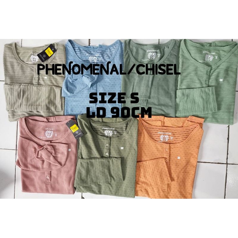 KAOS LENGAN PANJANG CEWEK CHISEL/PHENOMENAL