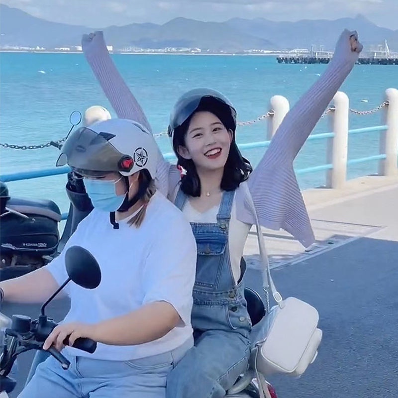 Tren awal musim gugur versi Korea dari overall denim kasual kecil baru tren celana one-piece wide-le