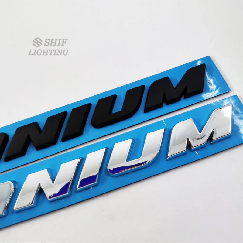 1pc Stiker Emblem Logo Ford Bahan Abs Titanium Untuk Bagasi Belakang Mobil