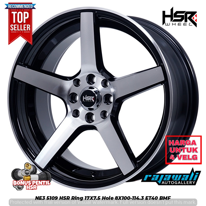 VELG MOBIL MURAH HSR NE3 RING 17 untuk JAZZ AGYA AYLA CALYA SIGRA AVANZA XENIA SIRION NISSAN MARCH A