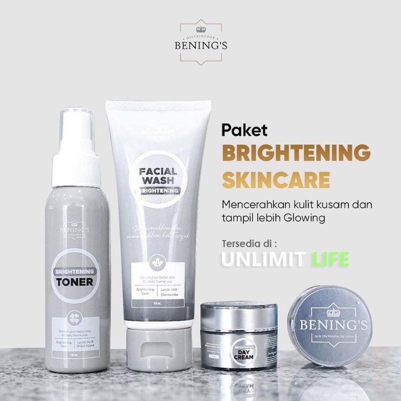 BENINGS SKINCARE BY DR. OKY PRATAMA Paket Perawatan Wajah Brightening