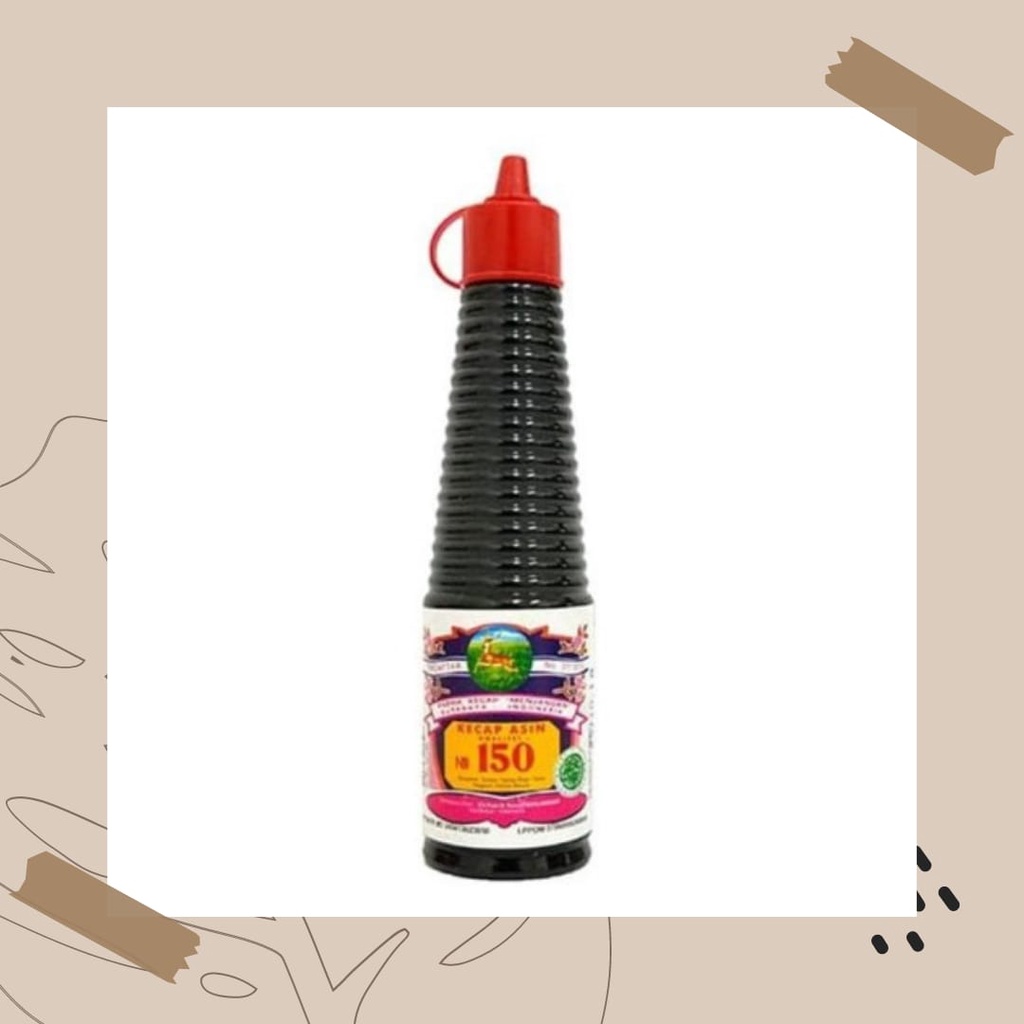 

Kecap asin cap menjangan 150 ukuran 140 ml