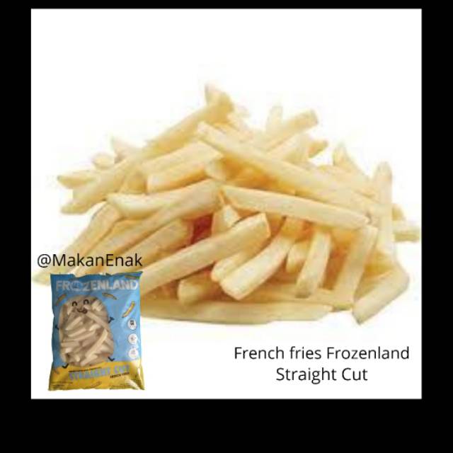 

Frozenland Kentang Beku Straigh / Shoestring / Crinkle 1kg frozenfood