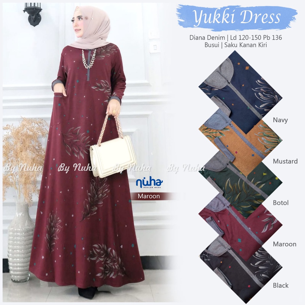 gamis yukki dress nuha