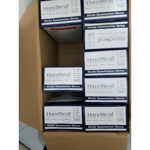 Sarung Tangan HandSeal / Nitrile Examination Gloves HandSeal