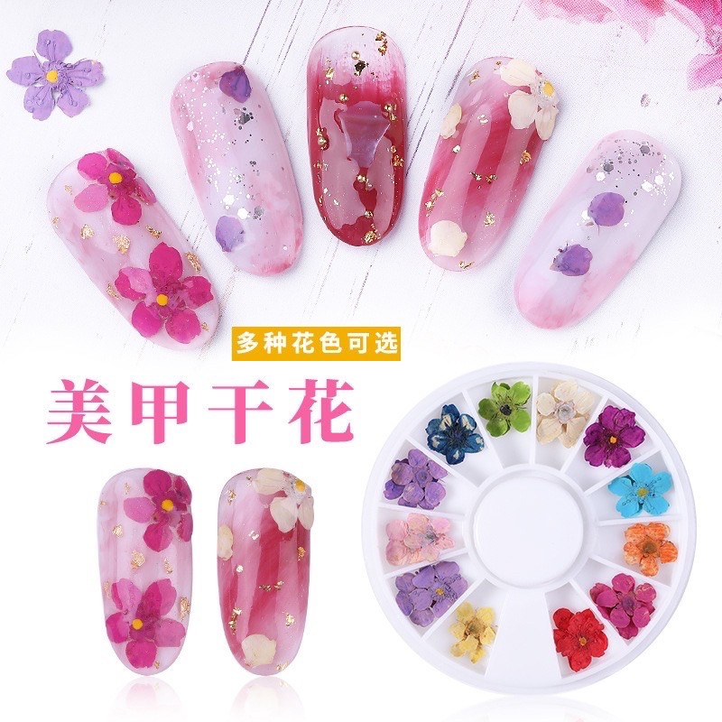 Dry flower nail art resin wheel / bunga kering nailart dry flower nail