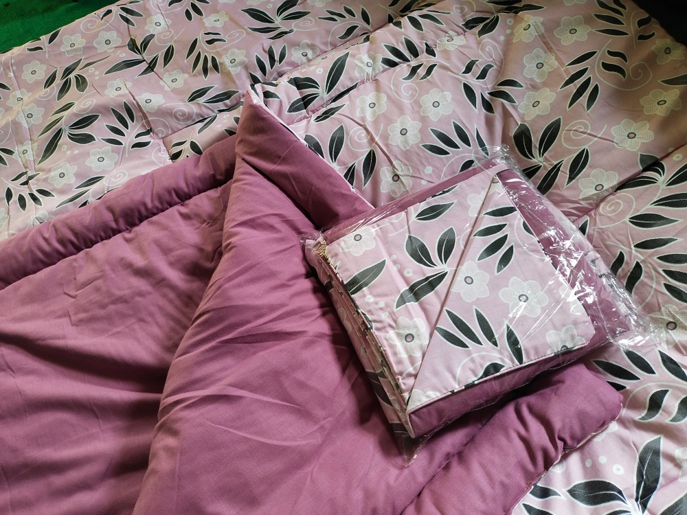 Set Sprei+bedcover Katun Premium Anti Geser Custom Size Homemade