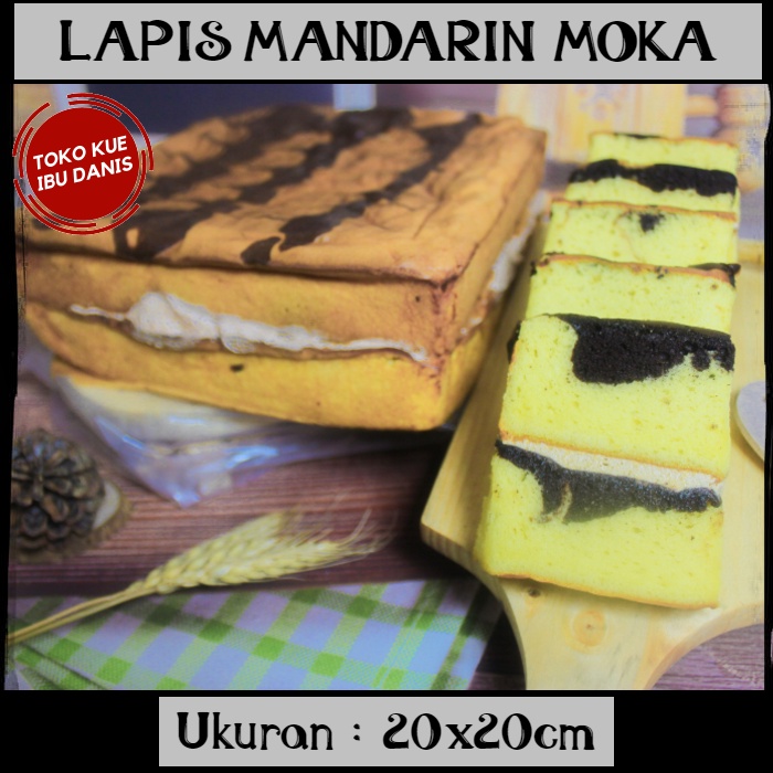 

Lapis Mandarin Moka / Mocca Cake PREMIUM / Kue Lebaran Arisan & Natal