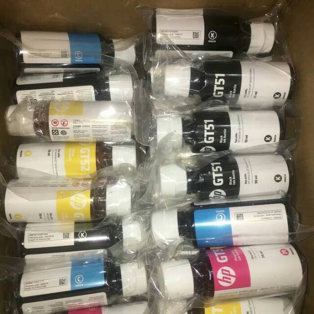 Tinta HP GT51XL Dan GT52 Losepack (Tanpa Dus) Original