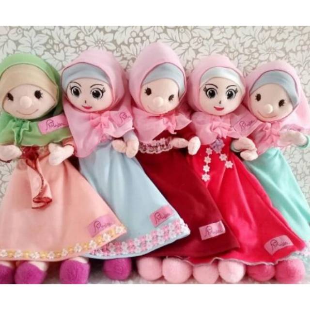 Mainan Edukasi Boneka Muslimah Miuchan dan Meymey Basic