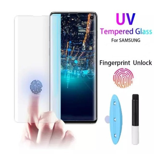 UV Glass Samsung S21 S21 Plus S21 Ultra  S23 S23 PLUS S23 ULTRA Tempered Glass 3D Curve FULL SCREEN Nano UV FULL GLUE