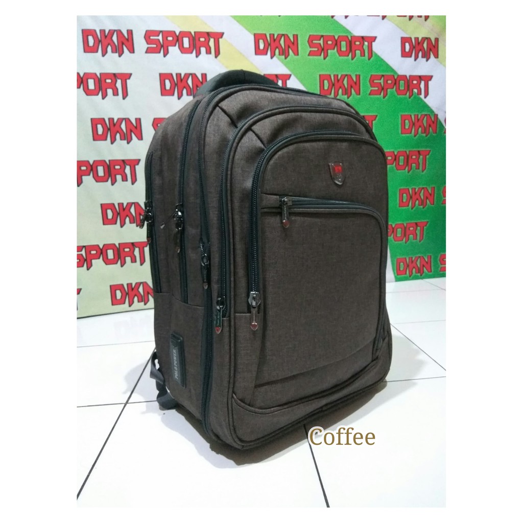 tas ransel laptop polo power jumbo 20 inch kanvas import