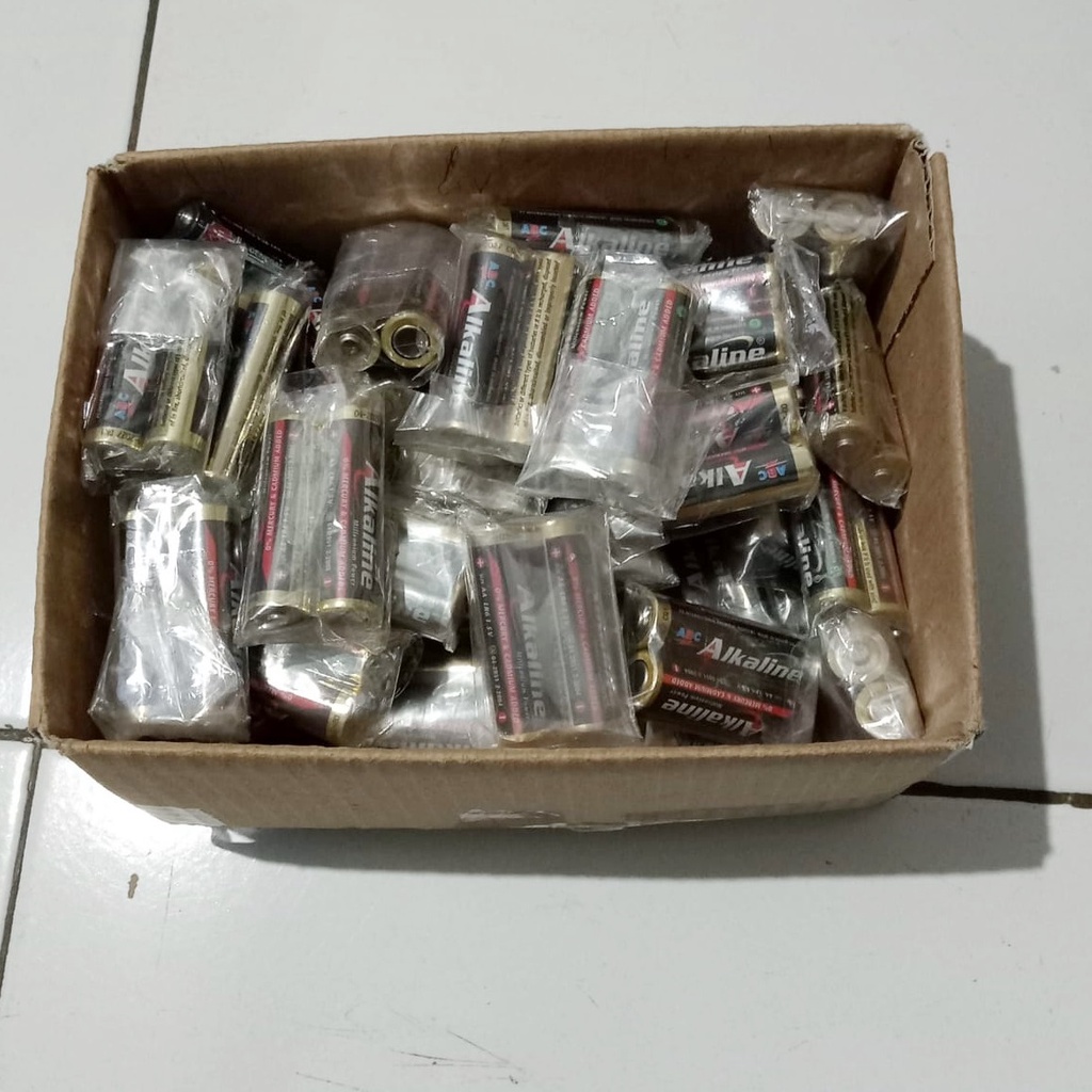 ISI 2PCS Batu Baterai Alkaline AA - 1.5 V Battery ABC Alkaline A2 - Baterai Jam Baterai Mainan