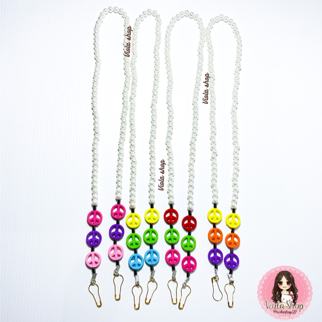 Strap mask atau tali masker atau kalung masker peace