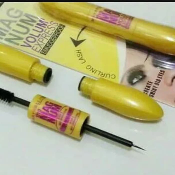 DISKON -  Maskara dan Eyeliner Maybelline 2in1