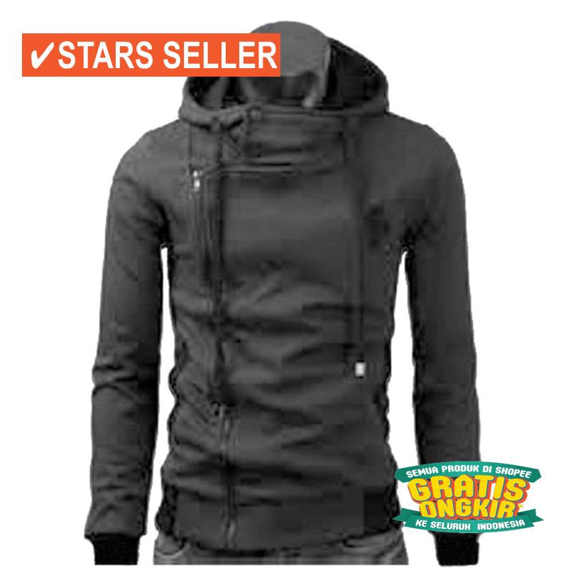 JAKET TERKEREN COWOK CEWEK  JEANS  BIOBLITZ / jaket korea haragiri  bahan fleece