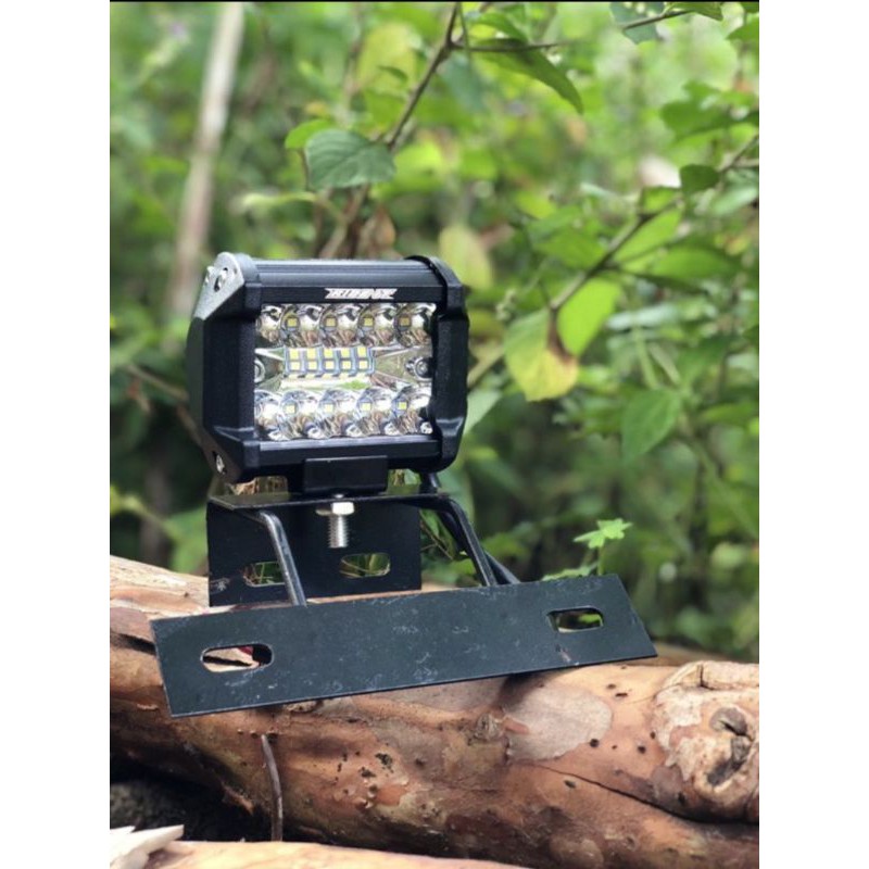 Paket Hemat Lampu Tembak 20 LED Bar Plus Breket Rx-King RX S RX K Byson Tebal