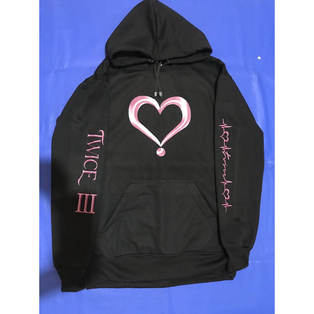 Jaket hoodie twice worldtour 3 sablon full