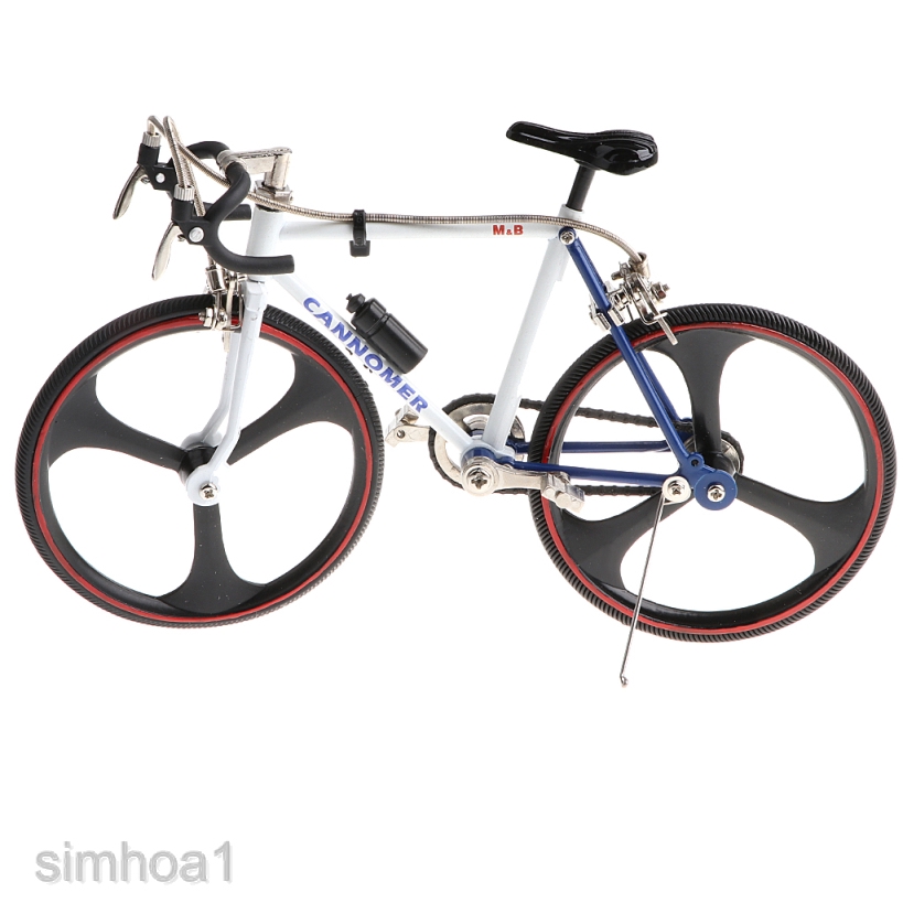 blue racing bike