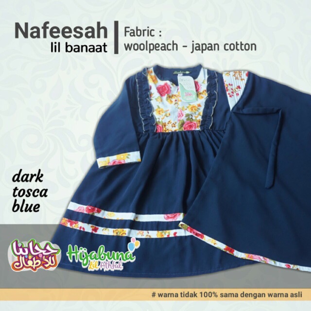 Gamis Anak Syar’i Nafeesah by Hijabuna