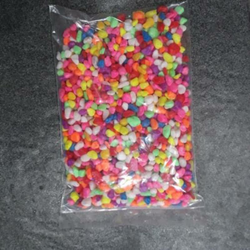 BATU HIAS WARNA-WARNI AQUARIUM / AQUASCAPE TAIWAN 1KG &amp; 1/2kg 500 gr