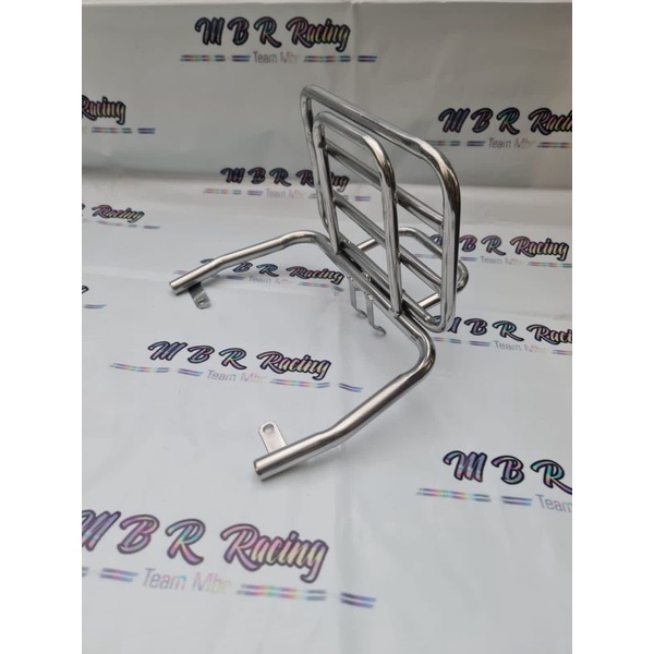 Aksesoris back rak   VESPA METIK LX 125 CROM TANPA BANTALAN