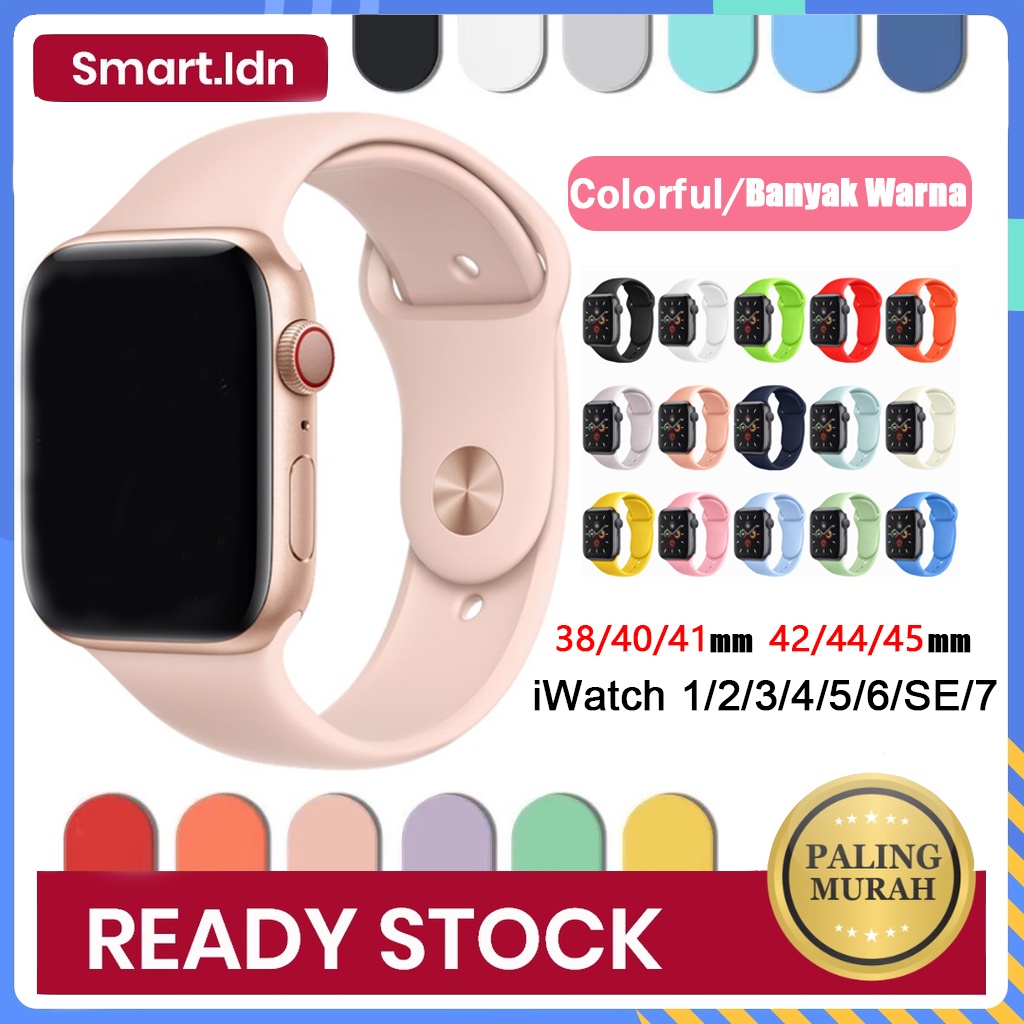 iWatch Soft Silicone Strap Apple Watch S3 4 5 6 SE 7 8 9 Ultra Band iWatch 38 40 41 42 44 45 49mm