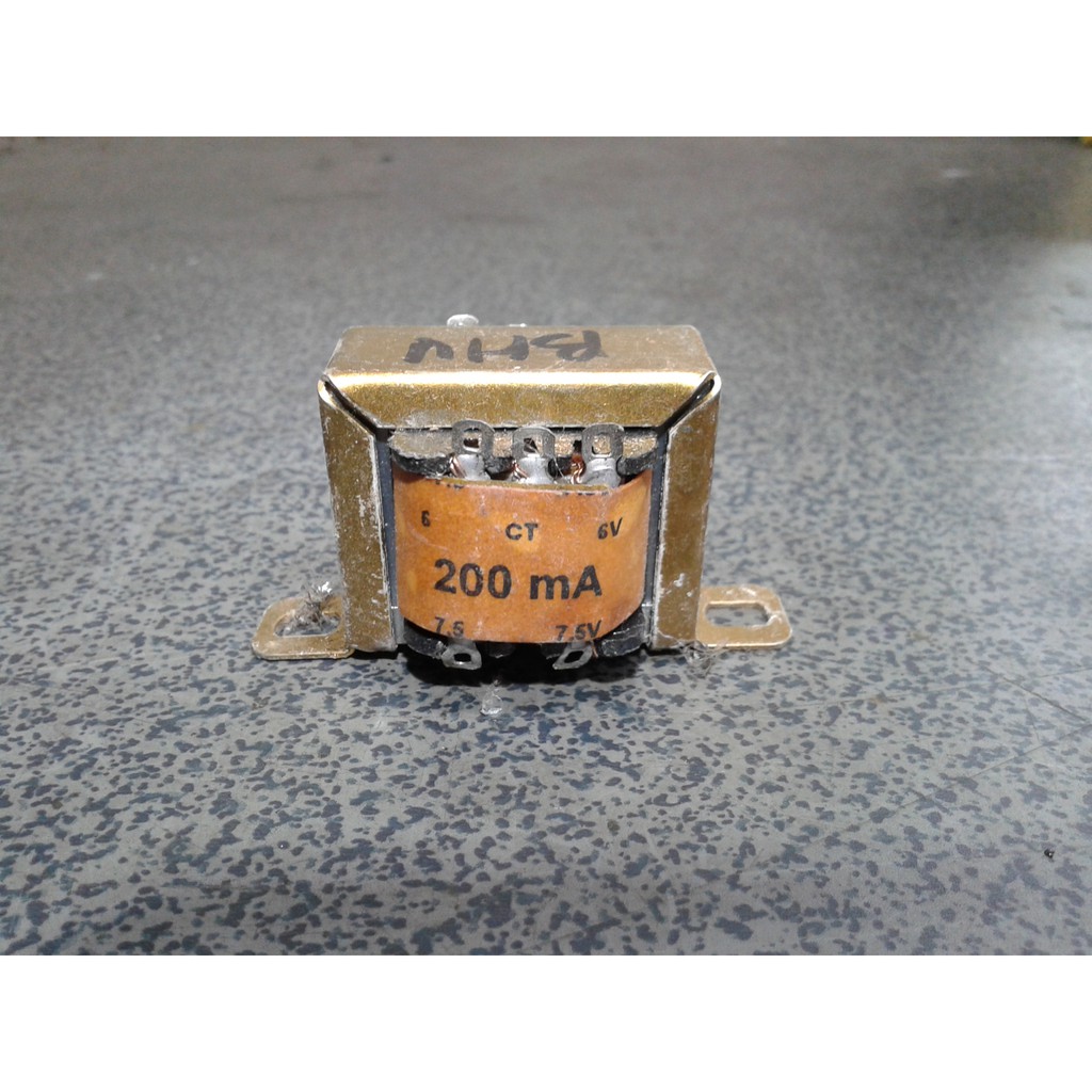 Trafo 200mA Ct 7,5volt King