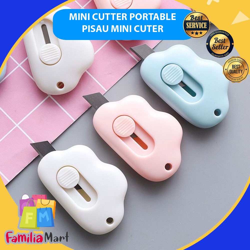 MINI CUTTER PORTABLE PISAU MINI CUTER / SILET KECIL / CUTTER PISAU PISO PEMOTONG KERTAS