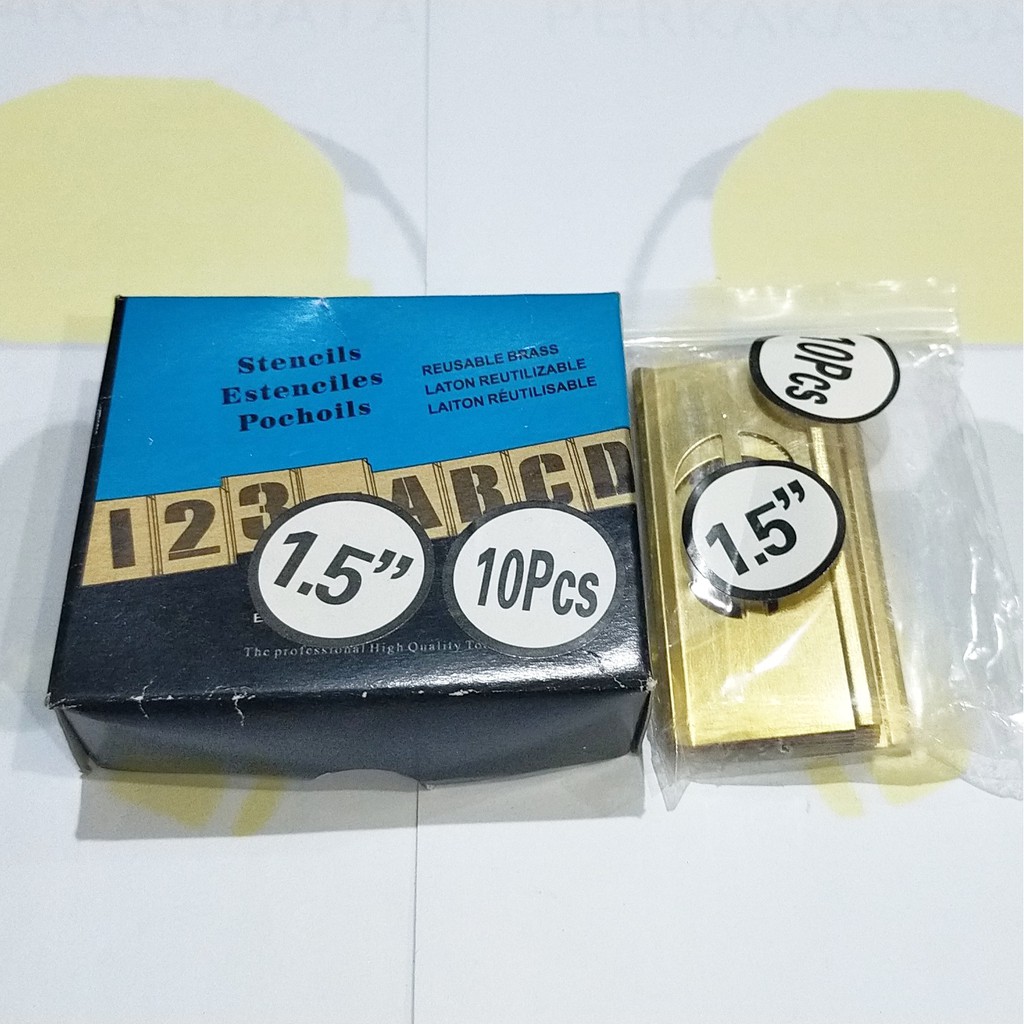 

stencil brass number 25mm brass stencil angka stencil nomor