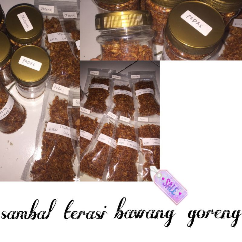 

siwang (terasi bawang goreng) 1/4kg