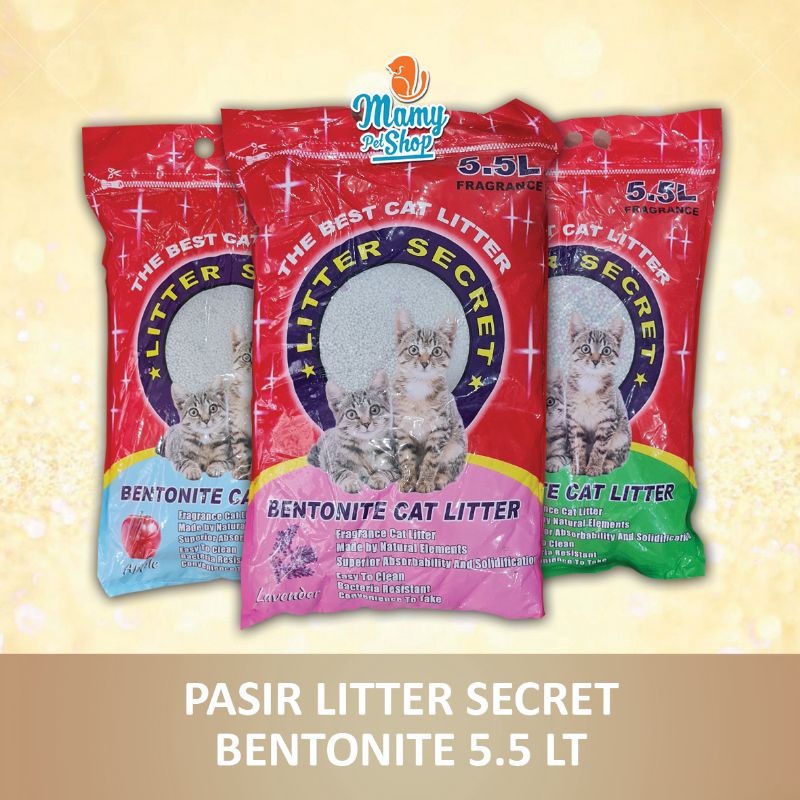 PASIR LITTER SECRET WANGI GUMPAL 5.5 LT