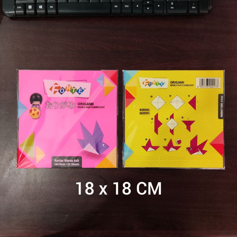 

Kertas Lipat ( Origami ) Forte 18 x 18 cm - 25 Lembar