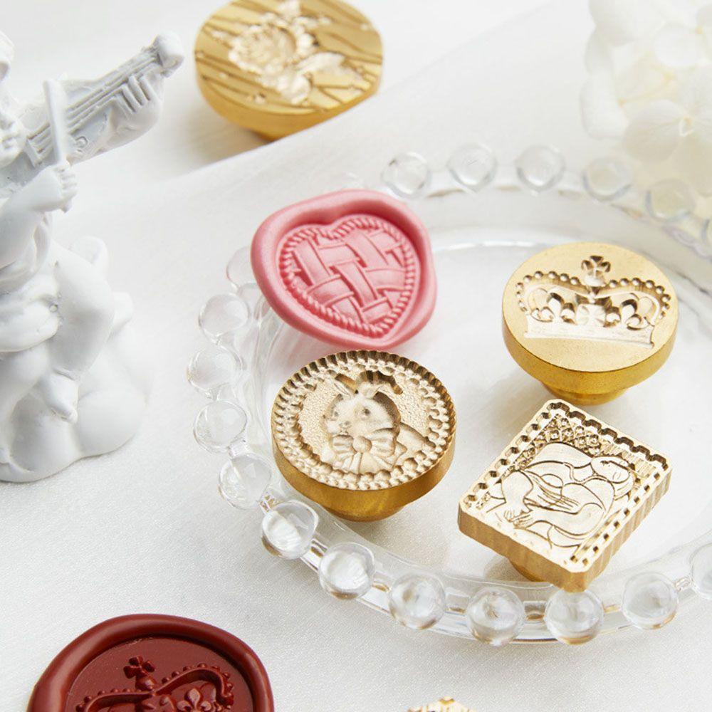 Solighter Wax Seal Stamp Kartu Undangan Pernikahan Festival Gift Wrappin Retro Vintage Sealing Stamp Head