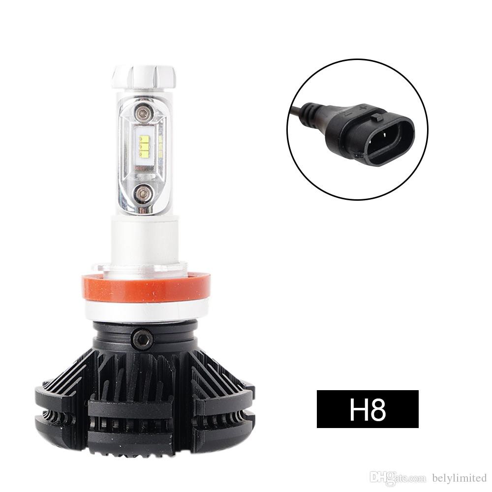 Lampu Mobil X3 LED H11 H9 H8 Headlight ZES High Quality Headlamp