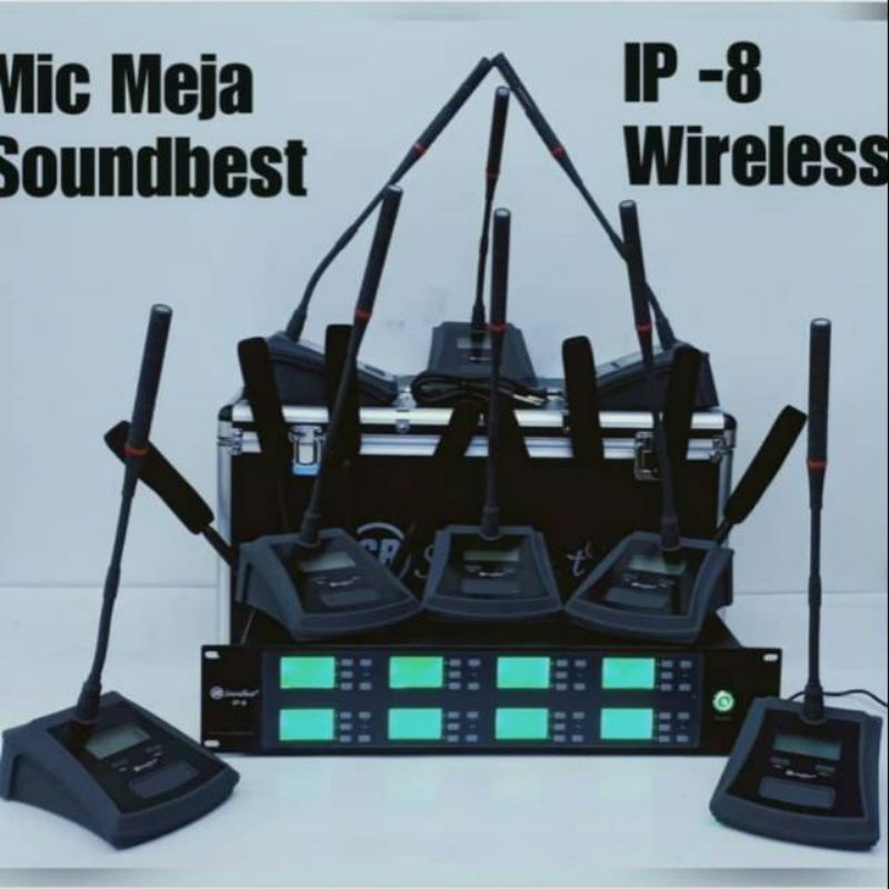 mic meja podium wireless soudbest IP 8.origainl