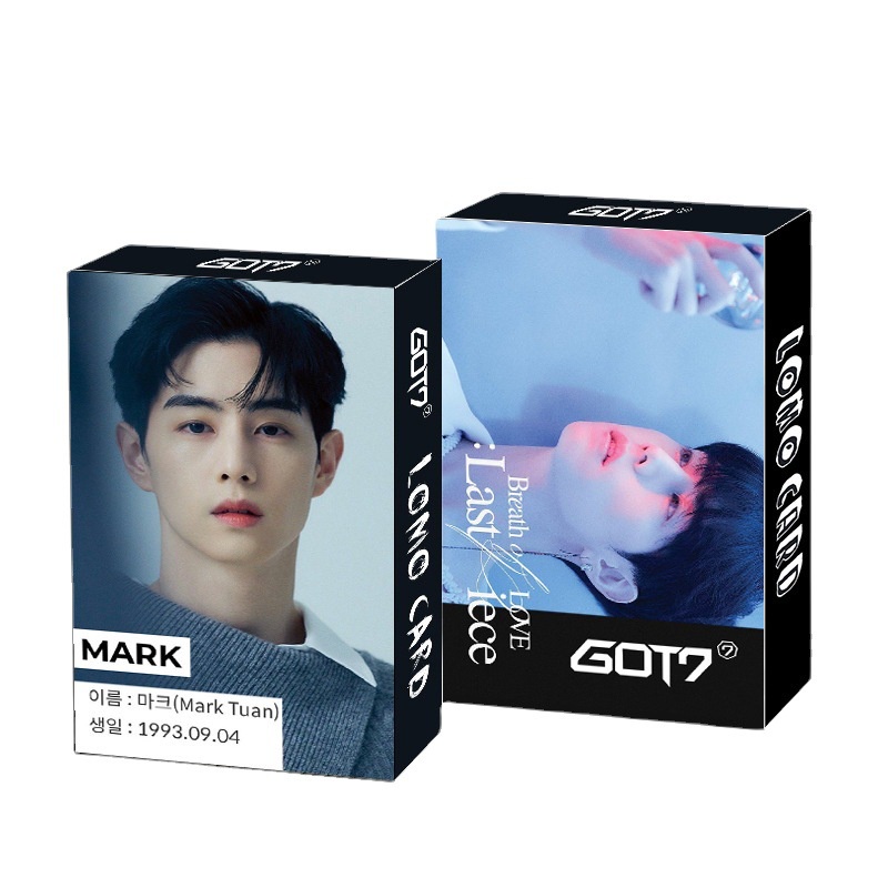 30pcs / set Kartu Lomo Foto Kpop GOT7 Untuk Koleksi