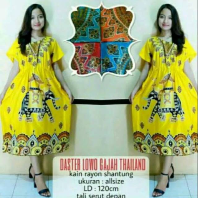 Daster lowo gajah thailand