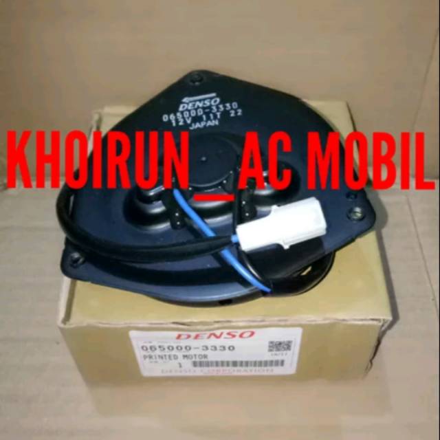 Motor Fan AC Mobil Forza - Amenity - Baleno - Taft - 3330 Merk - Denso Asli (Baru)
