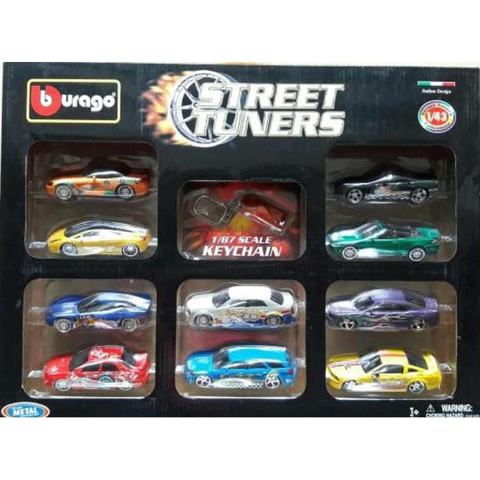 MAINAN Diecast Bburago 1:43 - 10 Mobil Street tuner MURAH