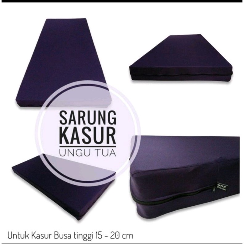 Sarung Busa 90X200X15/100X200/80X200 sprei resleting sarung kasur busa