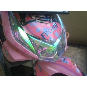 Sticker Pelangi Lampu Rainbow Headlamp Stoplamp Sein