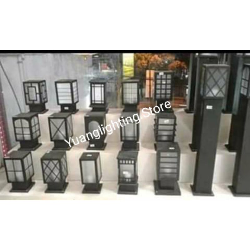 COD LAMPU TAMAN PAGAR TERRLENGKAP WALL_KAP LAMPU DINDING MINIMALIS TERAS OUTDOOR TEMPEL